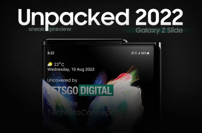 三星有望在2022年推出Galaxy Z Slide卷轴屏智能手机