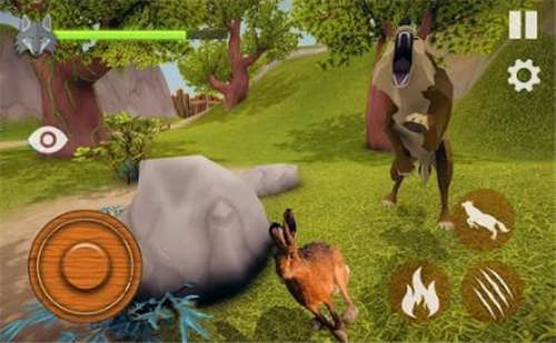 野狼模拟器3D动物家庭故事