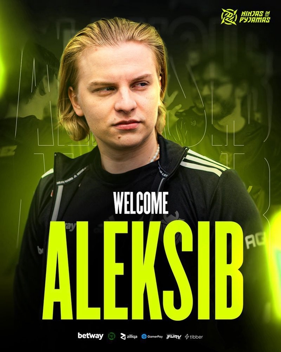官宣：Aleksib加盟NIP，替代Plopski并担任IGL